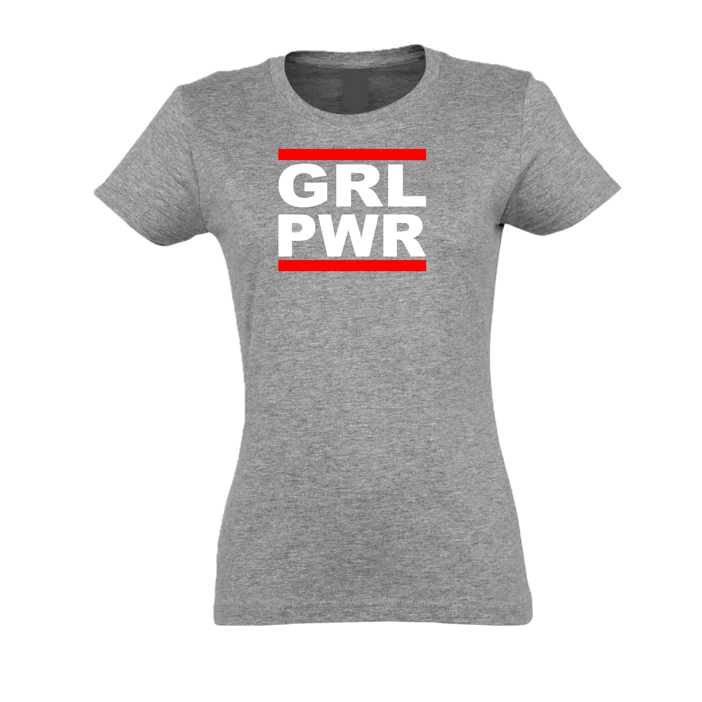 GRL PWR Girl Power T-Shirt in Damen Größe