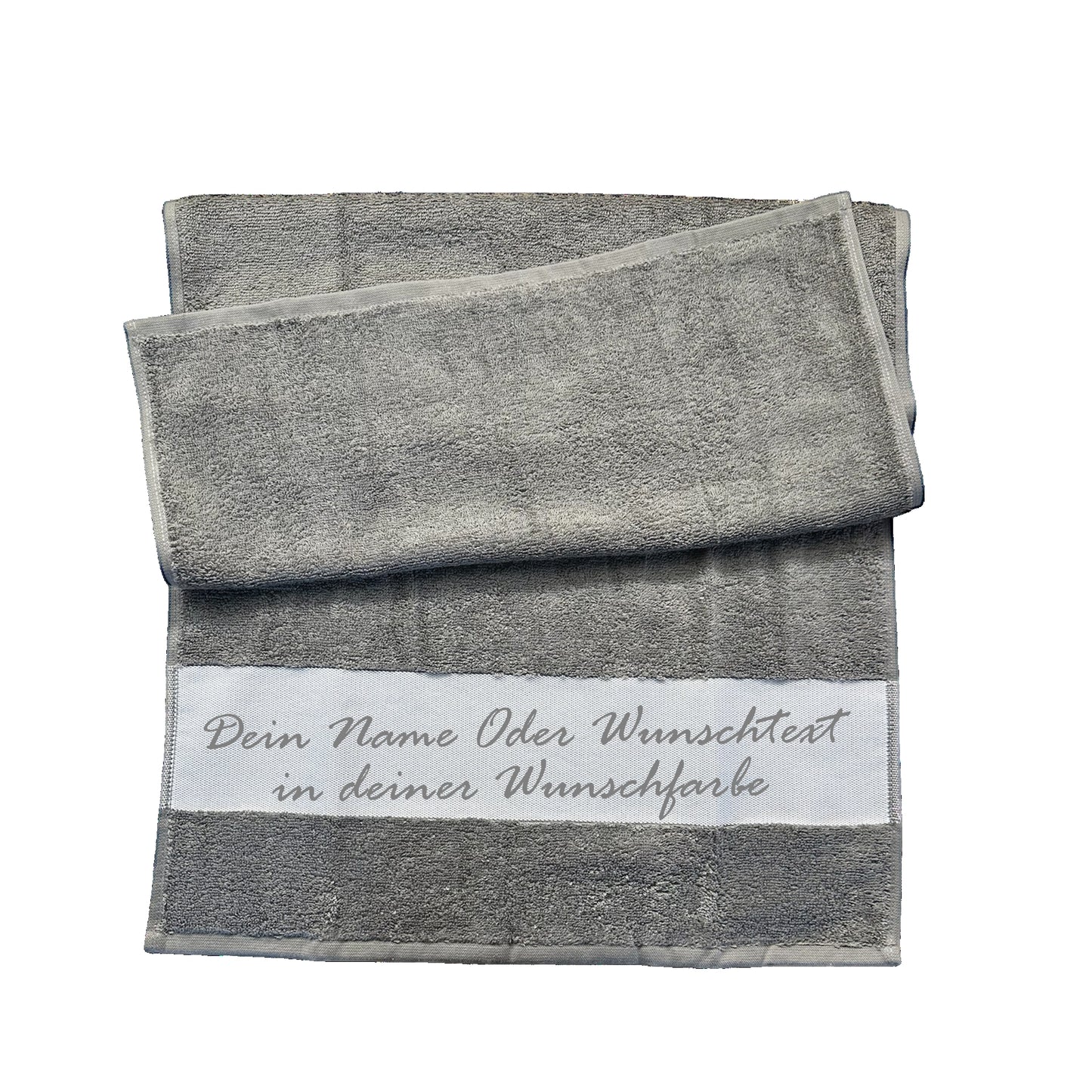 personalisiertes Handtuch aus Baumwolle bedruckt mit Namen oder Wunschtext