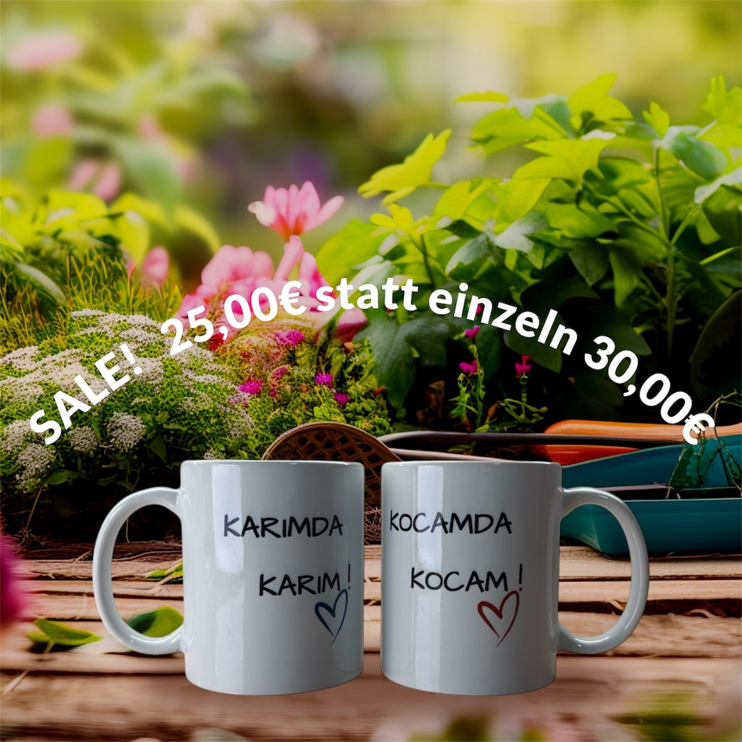 KOCAMDA KOCAM / KARIMDA KARIM Tassen Set by SZR