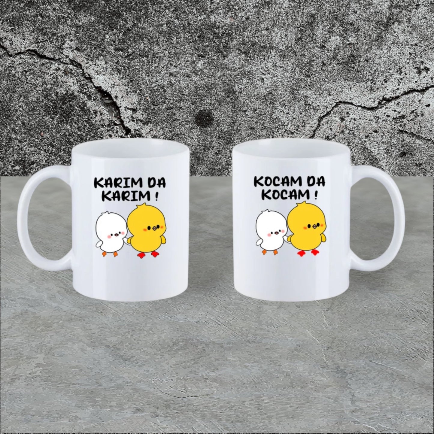 KOCAMDA KOCAM / KARIMDA KARIM Tassen Set by SZR TKK02403CIVCIV