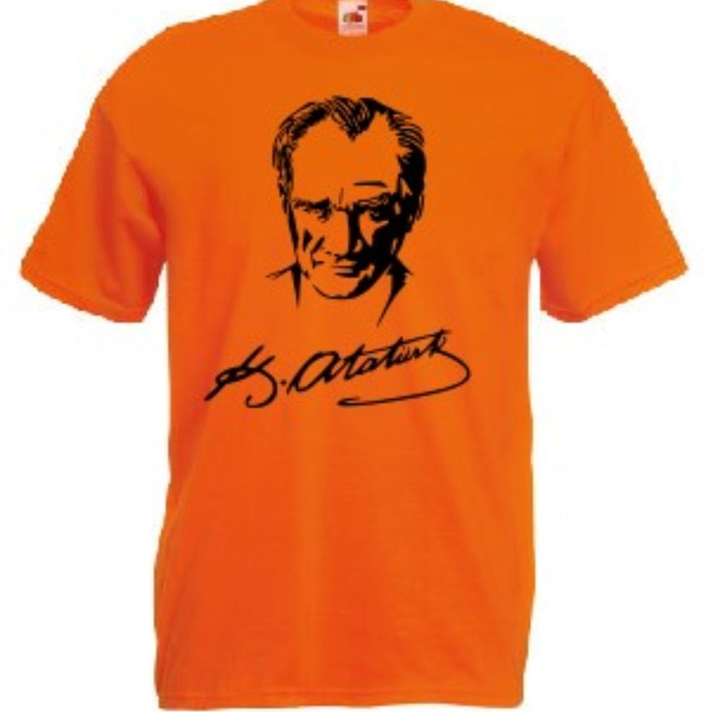 T Shirt Mustafa Kemal ATATÜRK PORTRESI VE IMZASI ILE
