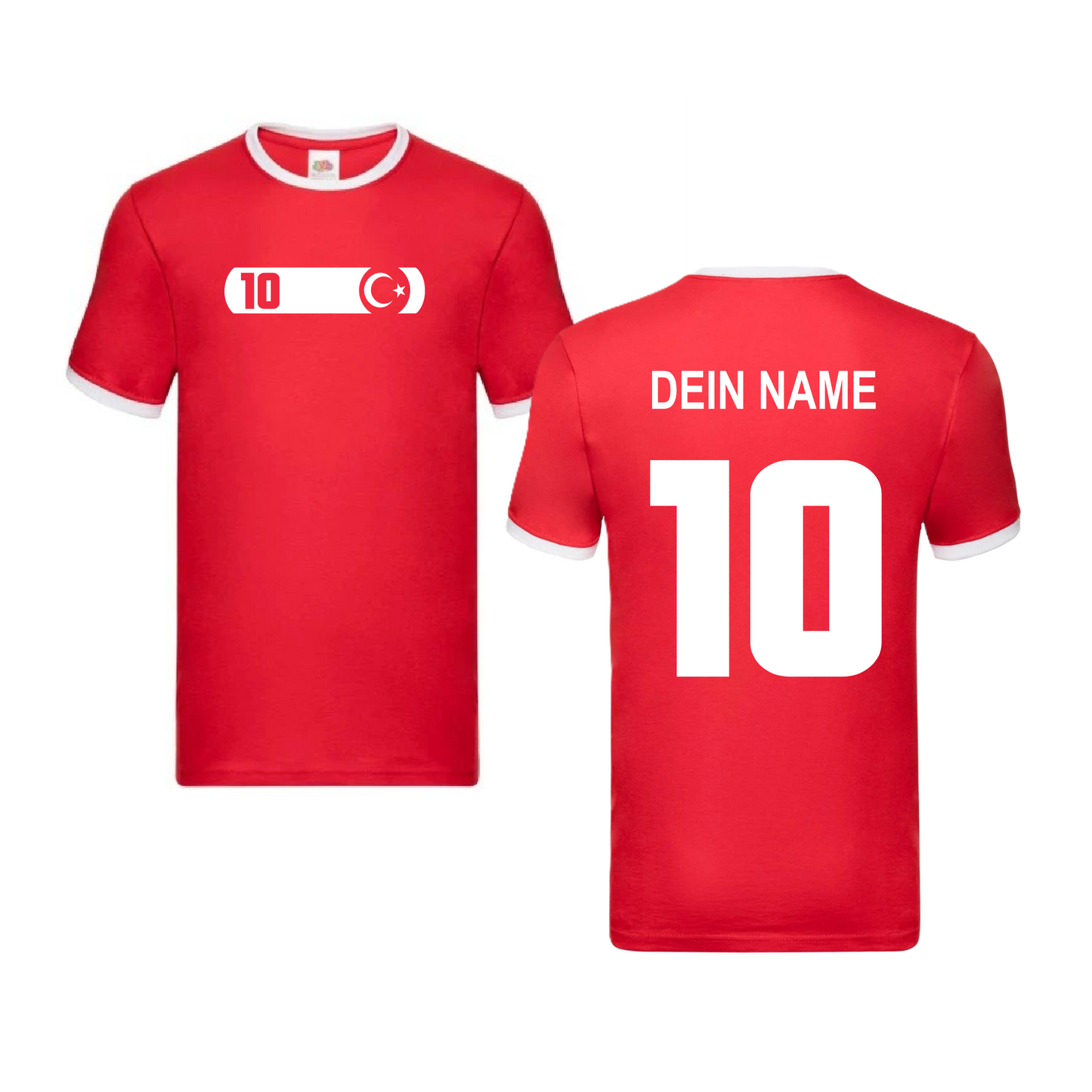 Türkei T-Shirt Türkiye Tisört mit wunschname und Nummer
