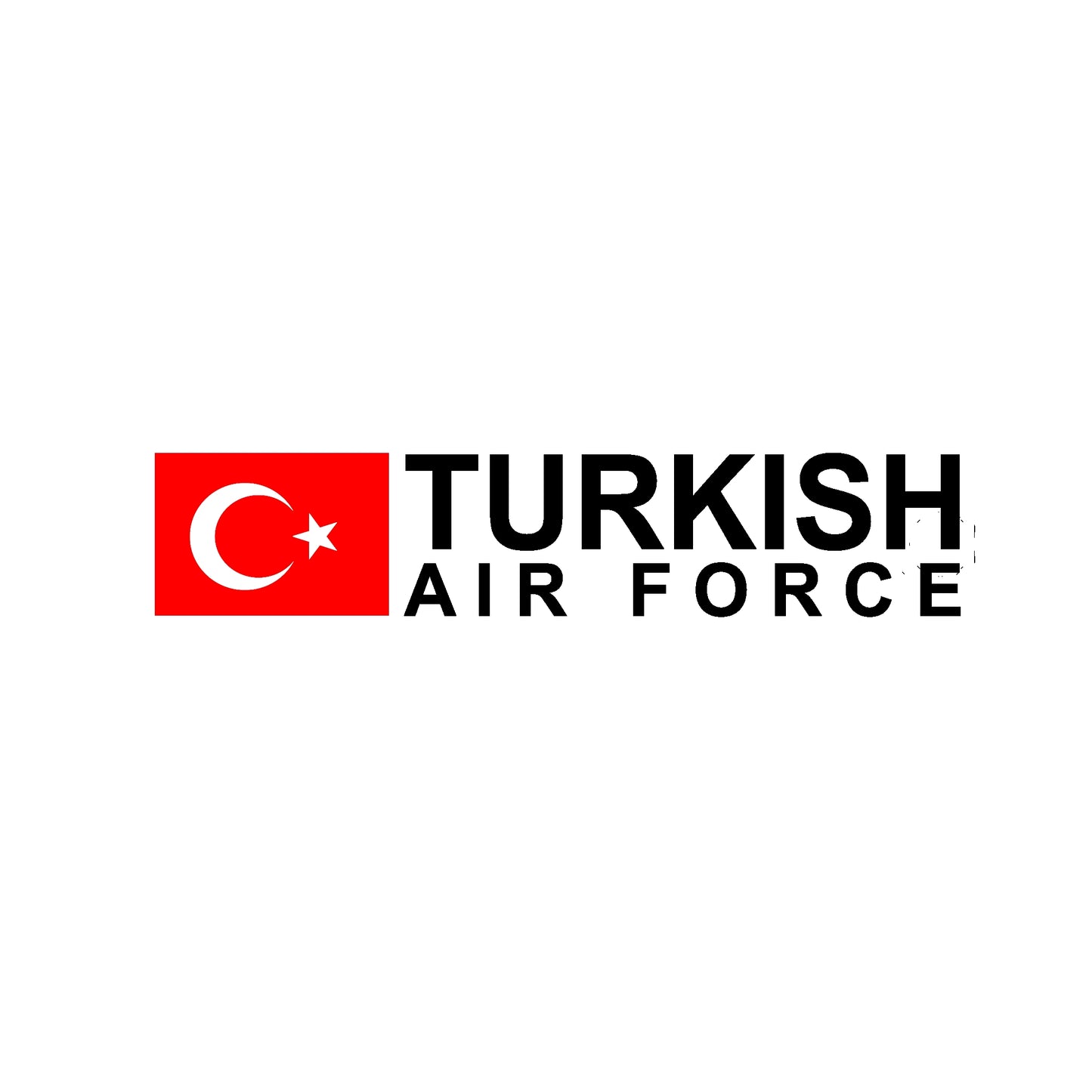 Turkish Air Force Sticker Aufkleber
