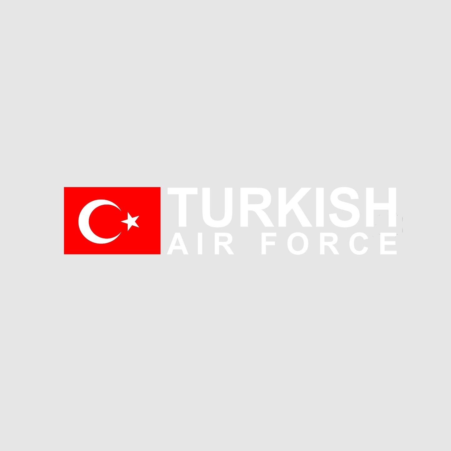 Turkish Air Force Sticker Aufkleber