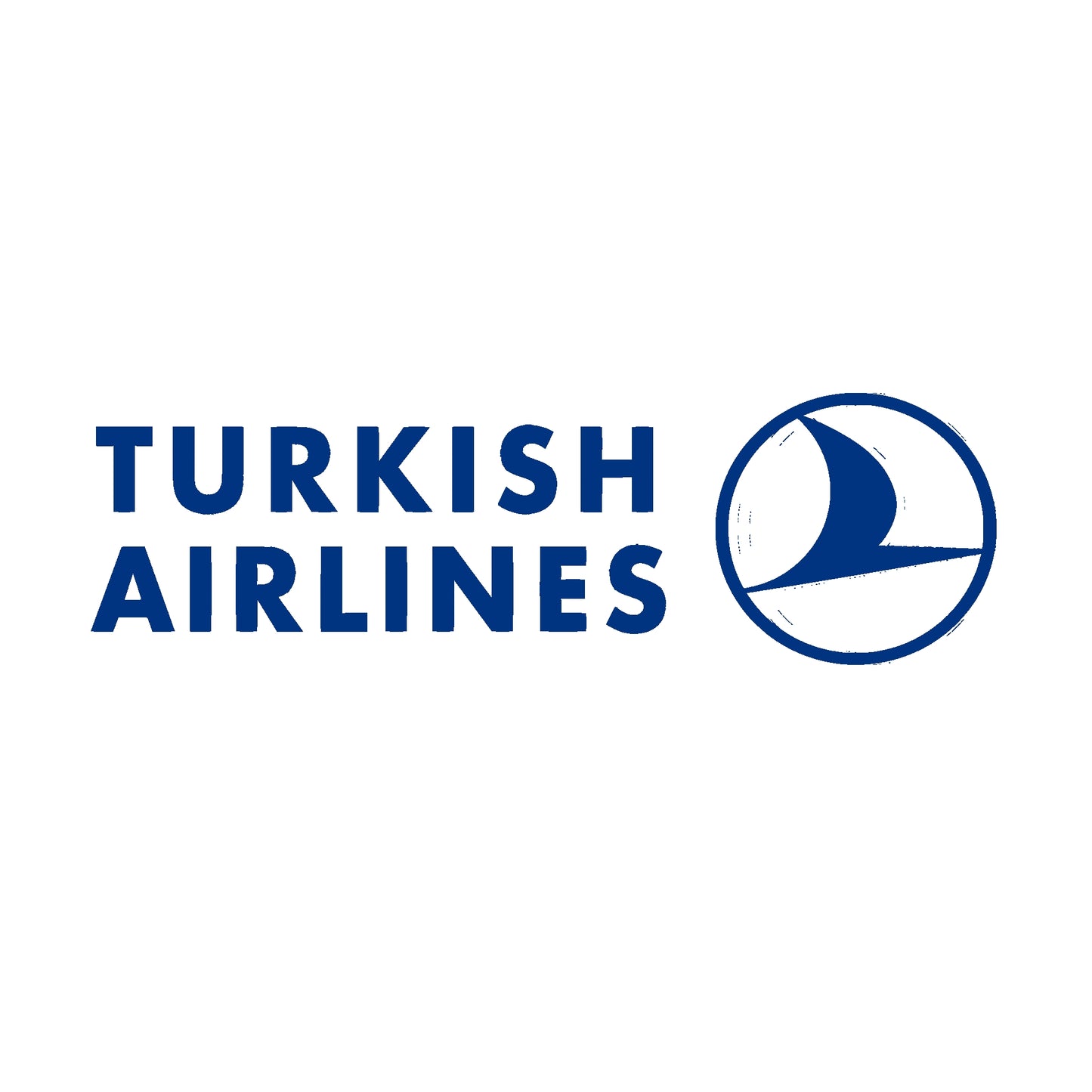 Turkish Airlines Aufkleber Einfarbig