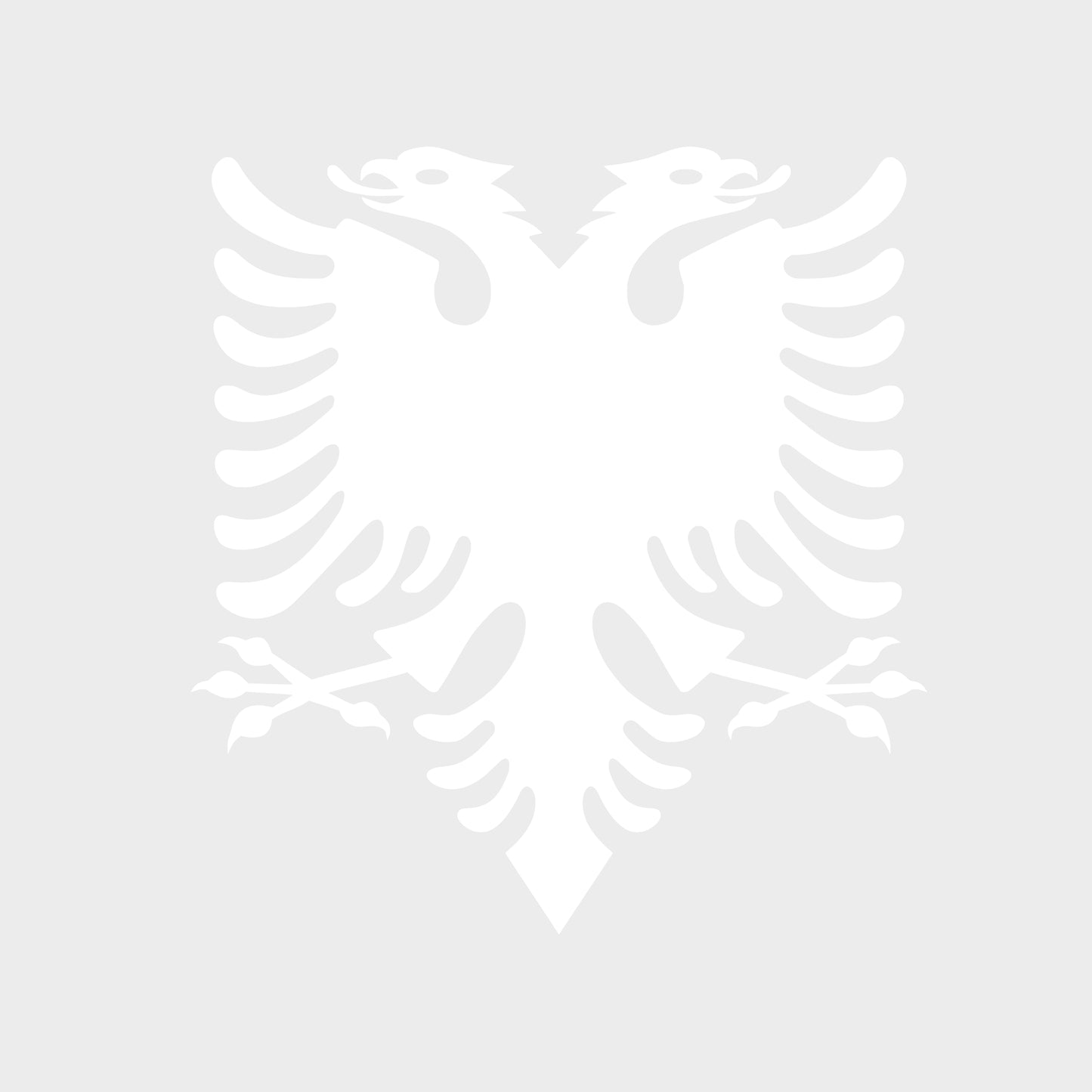 Albanien Adler Aufkleber Sticker