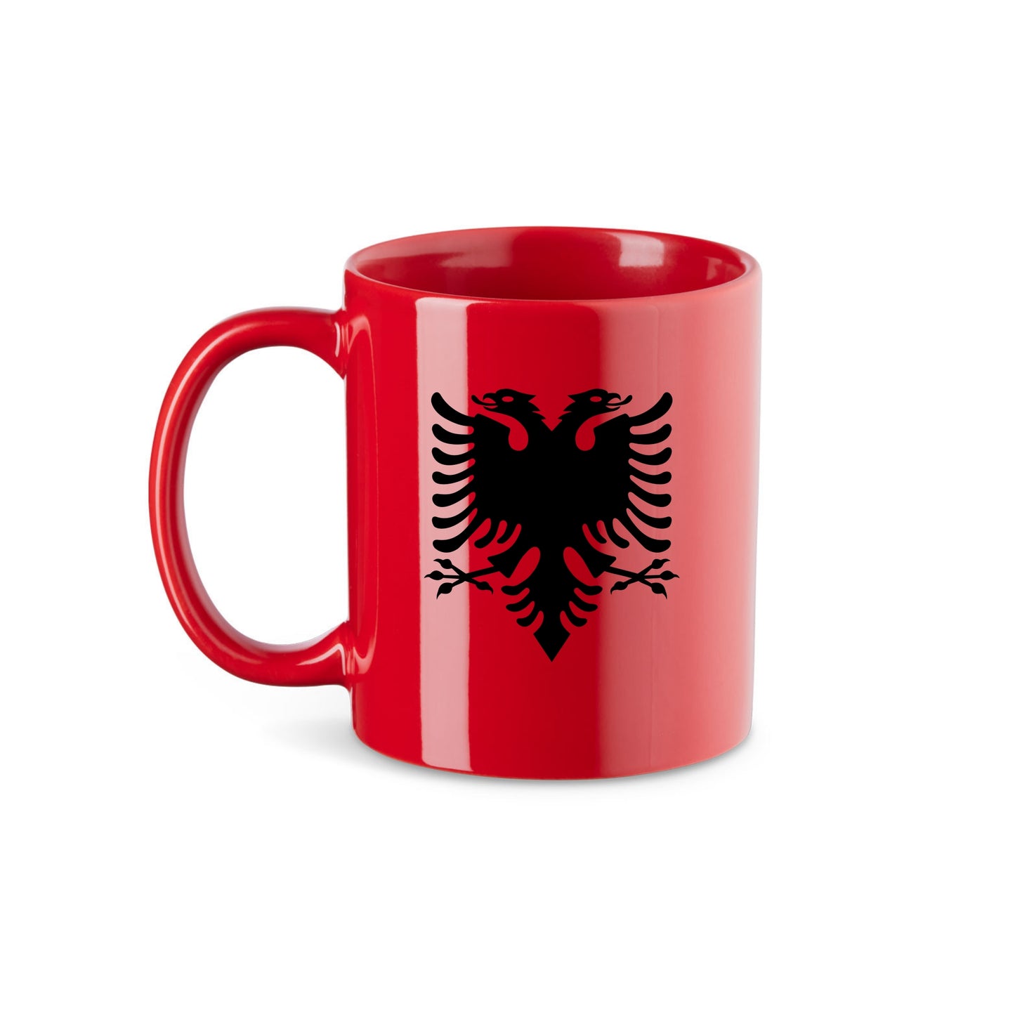Albanien Tasse Rot mit Schwarzem Adler by SZR