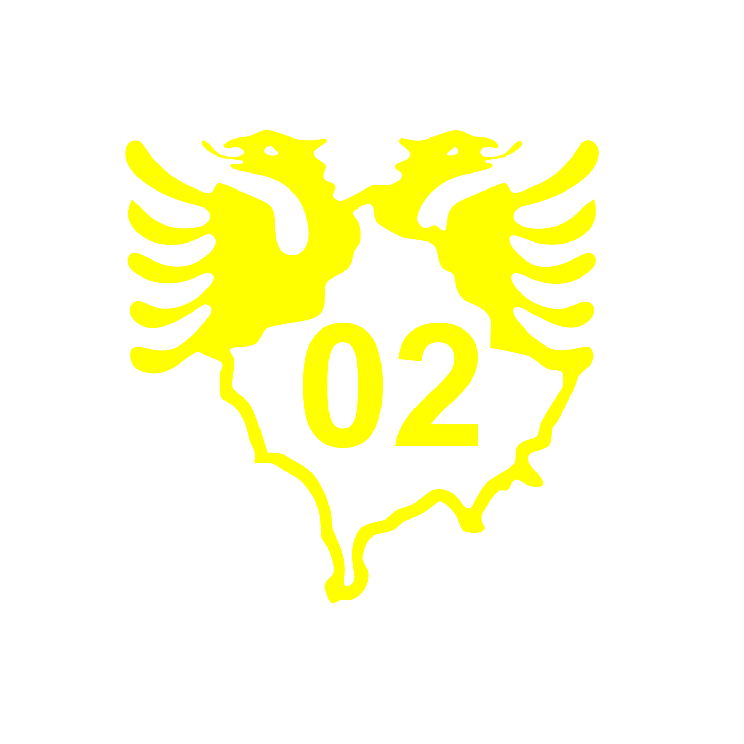 Albanien Adler und Kosovo umriss in einem 30x30cm Aufkleber Sticker