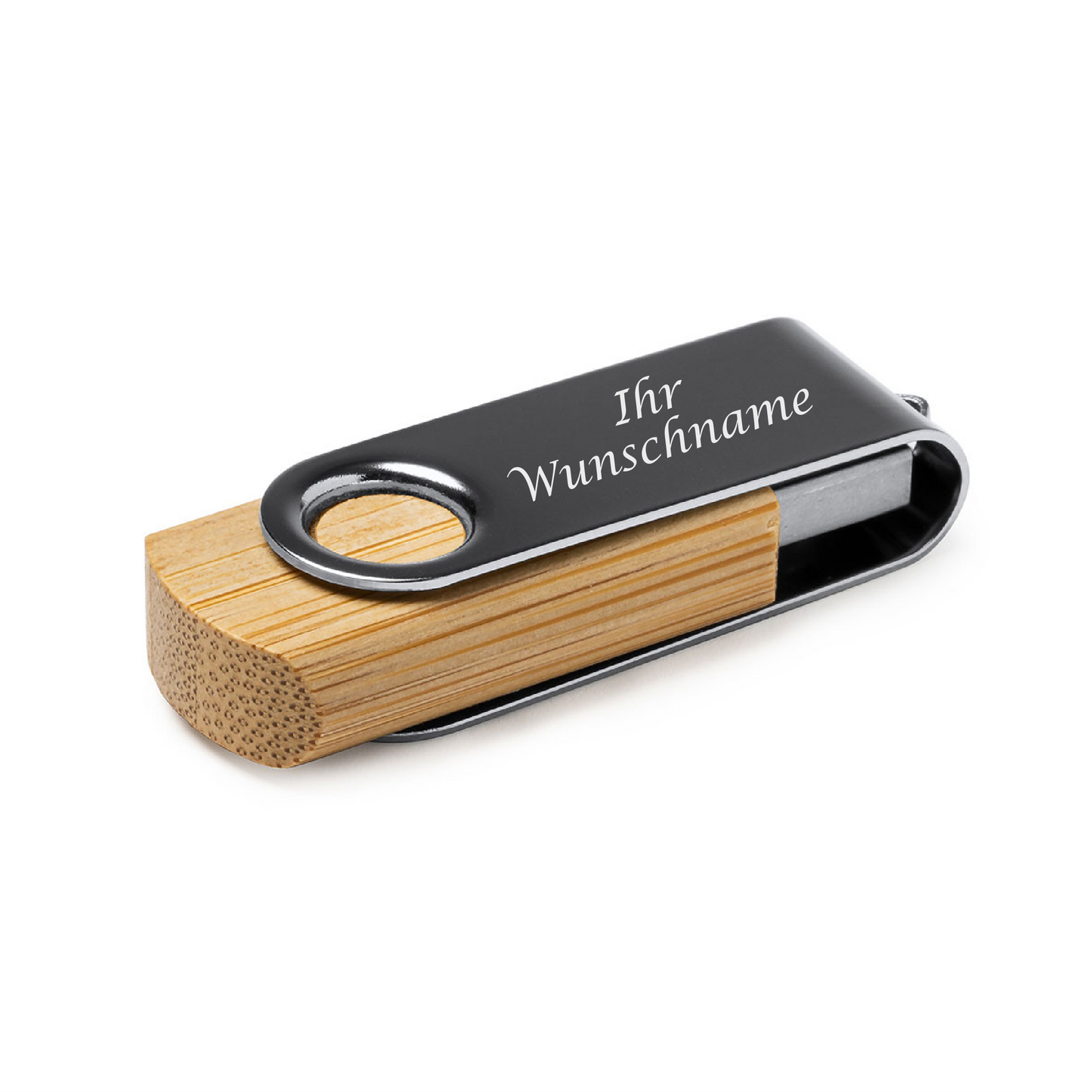 USB-Stick mit Ihr Wunschname Gravur aus Bambus 16GB