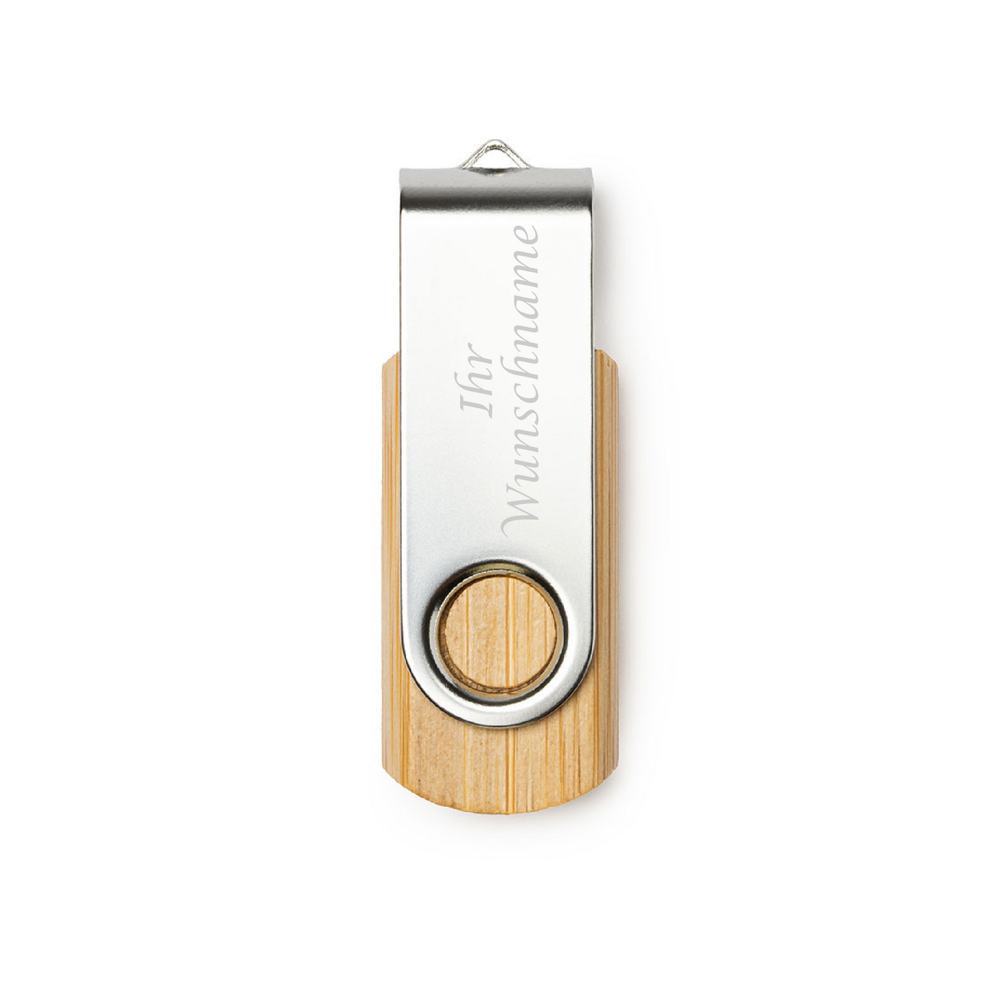 USB-Stick mit Ihr Wunschname Gravur aus Bambus 16GB