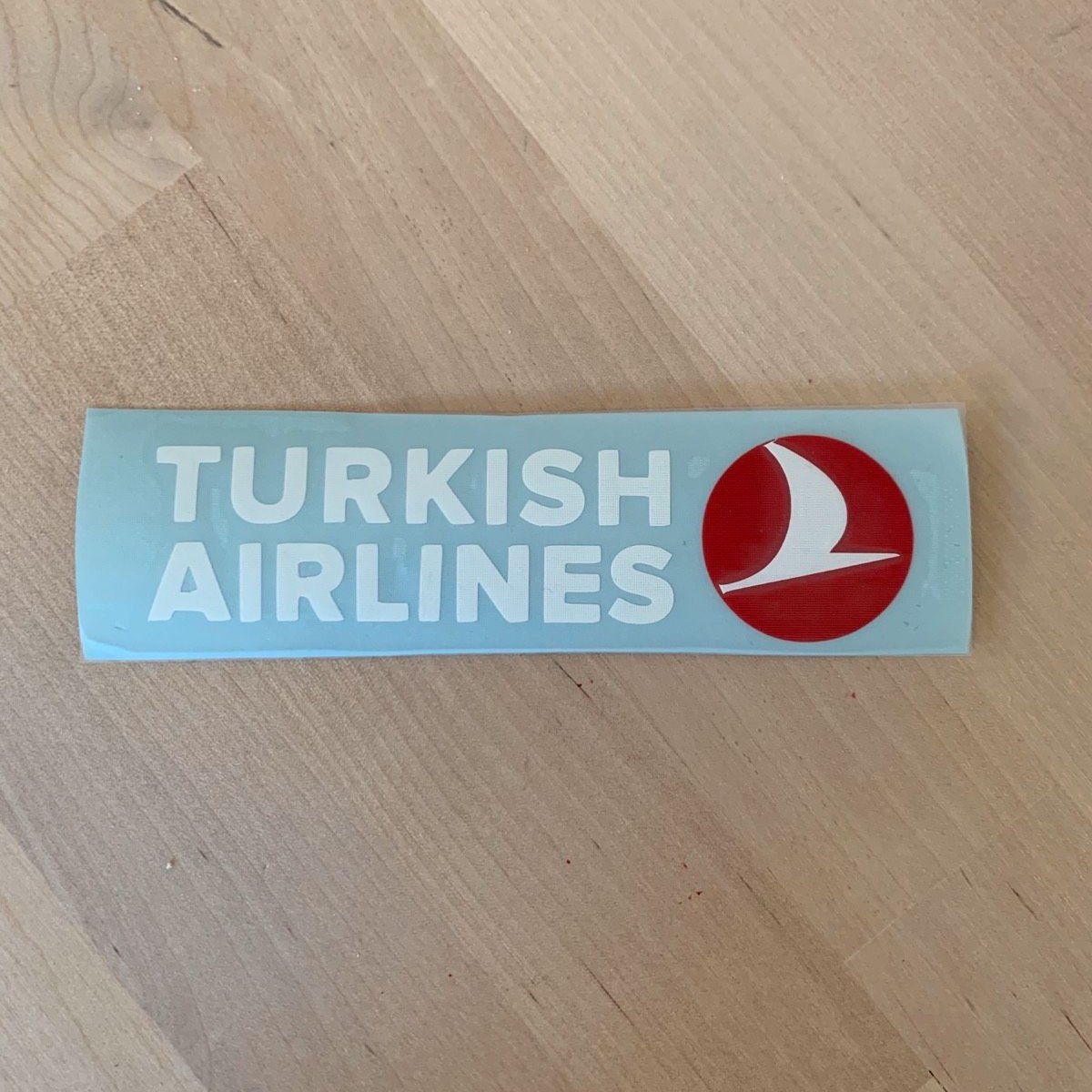 Turkish Airlines Aufkleber Zweifarbig Weiß oder Oder Schwarz